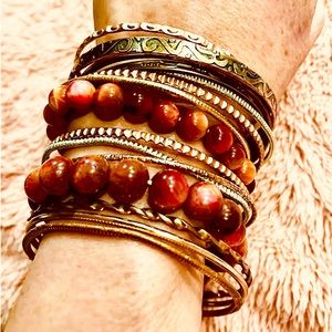 Tigers Eye-Genuine Pink 13 Bracelets 11 Unique Gold, 2 Pink TIGERS EYE, Gorgeous